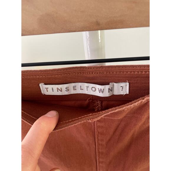 B1G2 FREE 🍁 Tinseltown Flare Leg Pants Size 7 Brown Retro 70s Hippie Festival - Picture 8 of 10